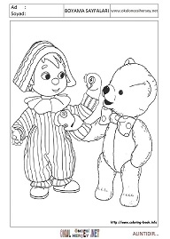 andy-pandy boyama sayfaları